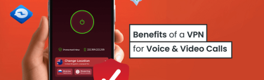 voice and video call with a vpn