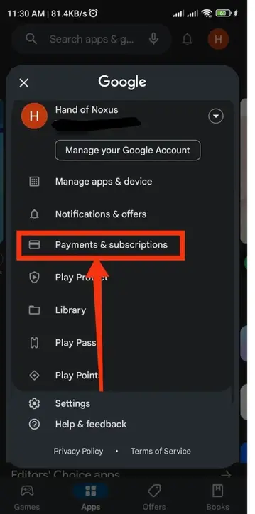 Manage your Google Account